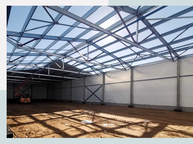 Строительство сенохранилищ в Омске