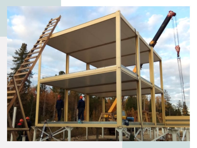 Строительство модульных здания Омск