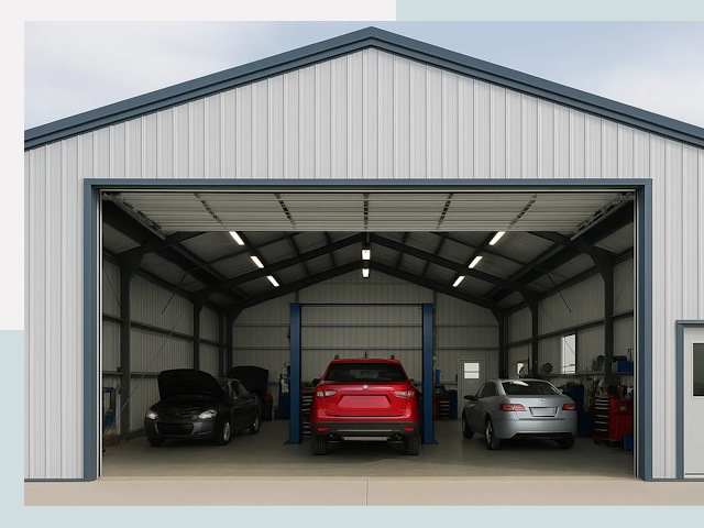 Ангары из сэндвич панелей от 622 руб. в Омск