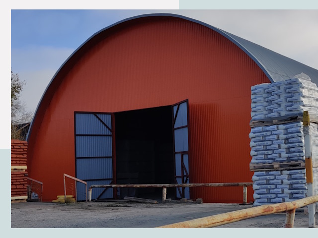 Полукруглые ангары по цене от 622 руб. в Омск