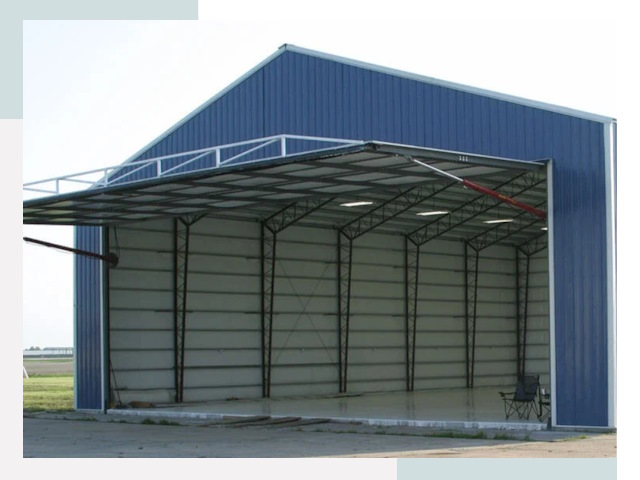 Прямо стенные ангары в Омске