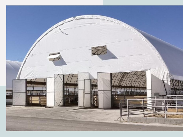 Тентовые ангары по цене 622 руб. в Омск