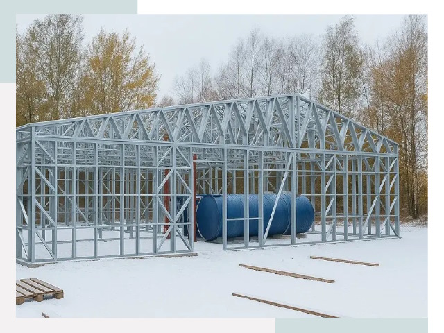 Металлические ангары в Омске