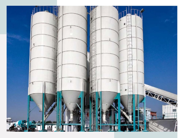 Строительство цементных силосов в Омске