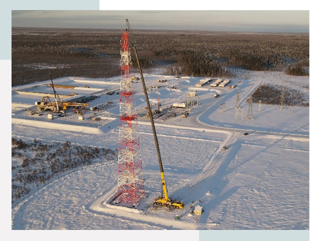 Мачты связи в Омске