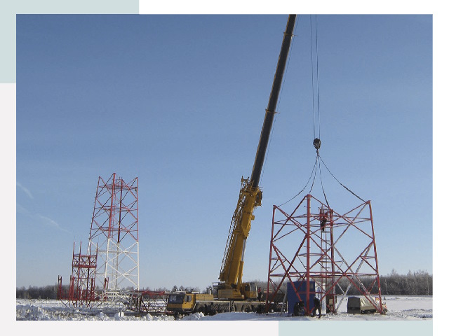 Монтаж вышек связи в Омске