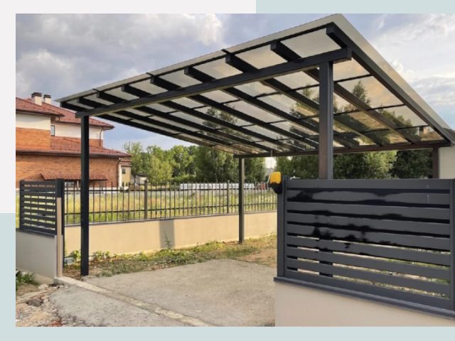 Металлические навесы в Омск от 622 руб. за м²