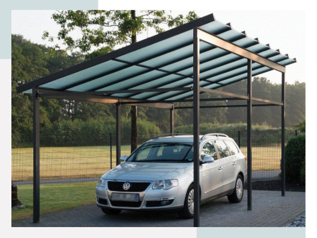 Навесы для автомобилей в Омске
