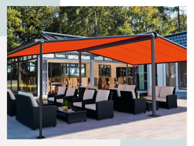 Навесы для кафе и ресторанов в Омске