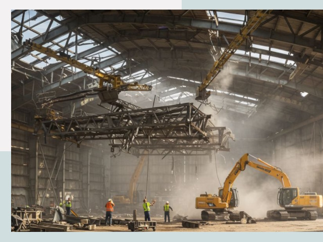 Демонтаж ангаров в Омске от 622 руб. за м²