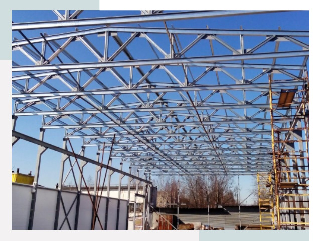 Металлокаркасы для складов в Омске